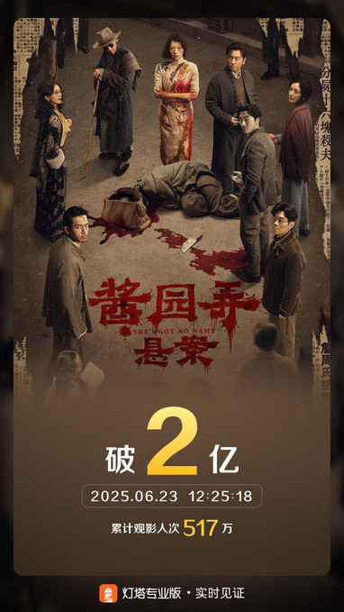 电影《酱园弄·悬案》票房破2亿